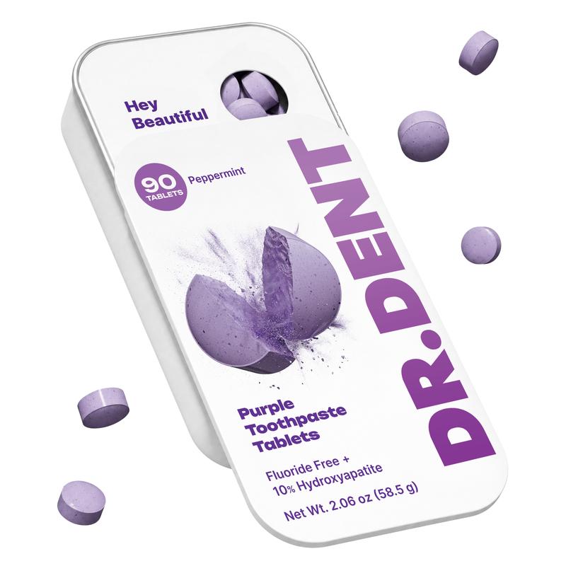 Purple Toothpaste Tablets