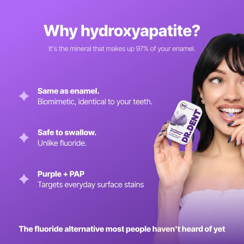 Purple Toothpaste Tablets